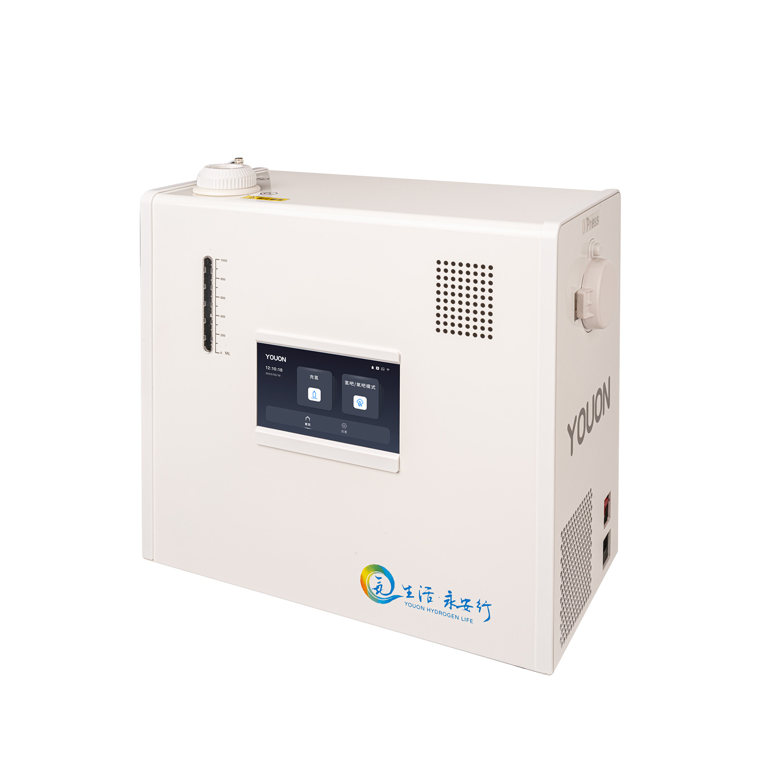 YOUON家庭用小型水素水素製造・充填一体機